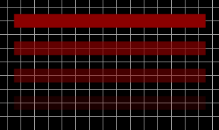 Pen opacity on black
background