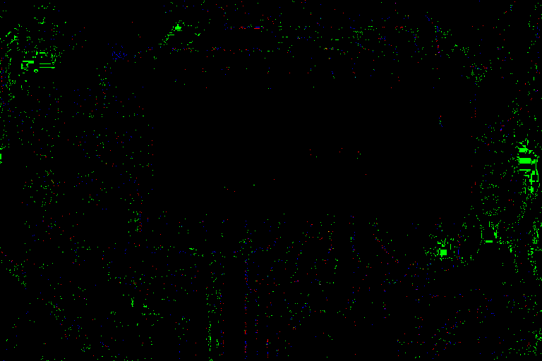 Comparison (equal) of the printed circuit board image and the constant
100.