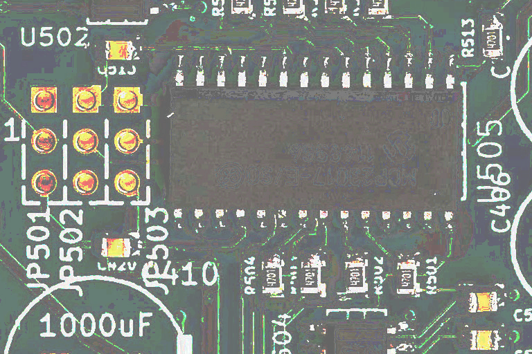 The resulting image.